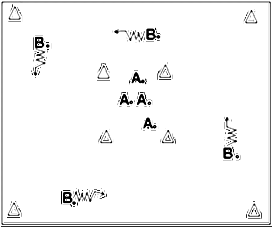 Diagramm zur Übung: Dribbling mit Hütchen im Quadrat — Ballgewöhnung…