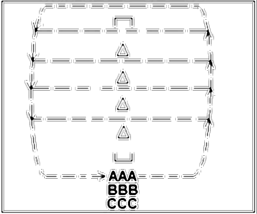 Diagramm zur Übung: Mehrere Gruppen ohne Ball, 1 Großfeld