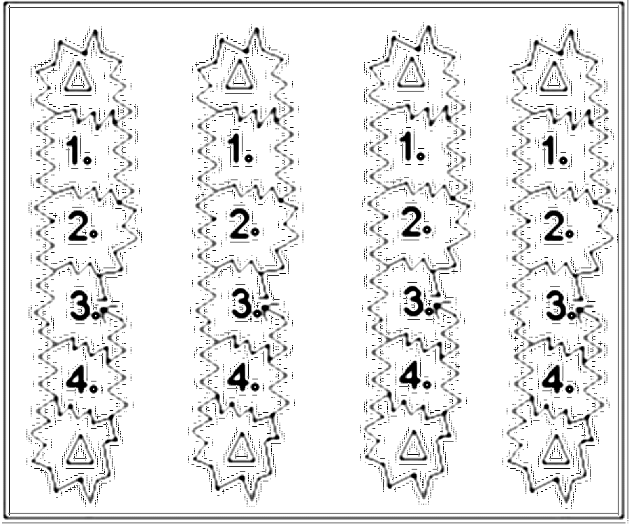 Diagramm zur Übung: Slalomdribbling mit Hütchen in Gruppen —…