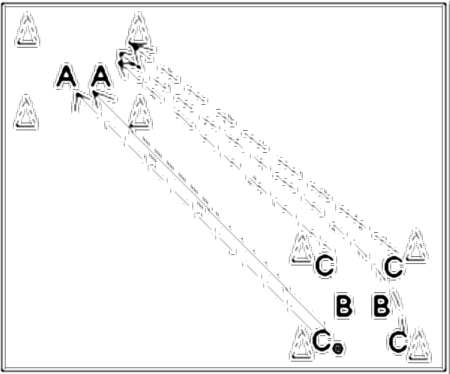 Diagramm zur Übung: In dem einen Feld stehen 2 Spieler ohne Ball