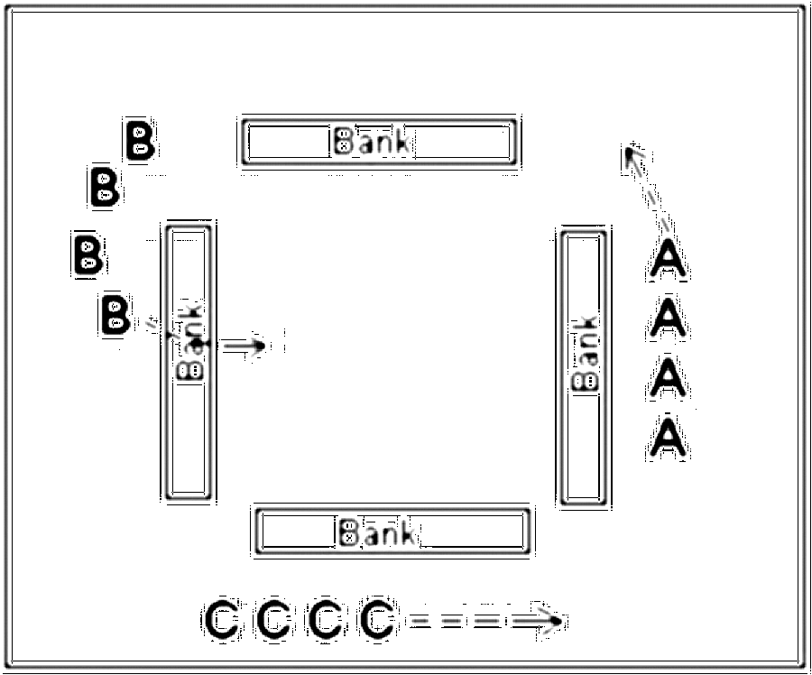 Diagramm zur Übung: Laufweg mit Bank im Quadrat — Regeneration, A-Jugend