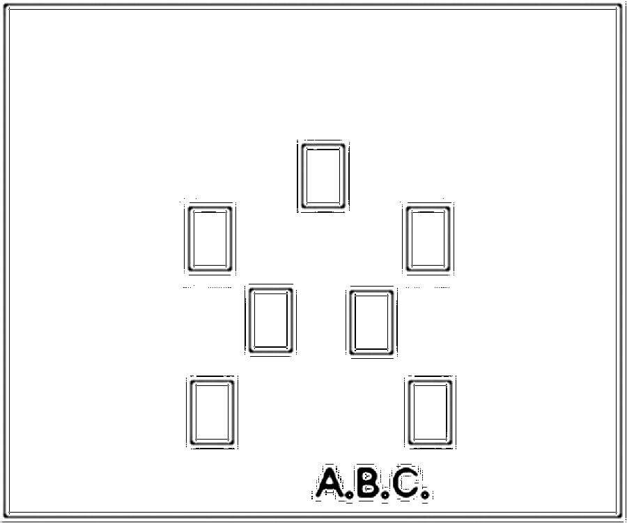 Diagramm zur Übung: Hütchen im Quadrat — Erwärmungsspiele, F-Jugend