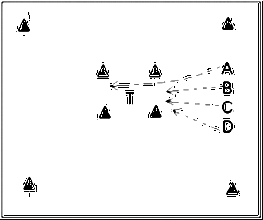 Diagramm zur Übung: Sprünge mit Hütchen im Quadrat — Erwärmungsspiele…