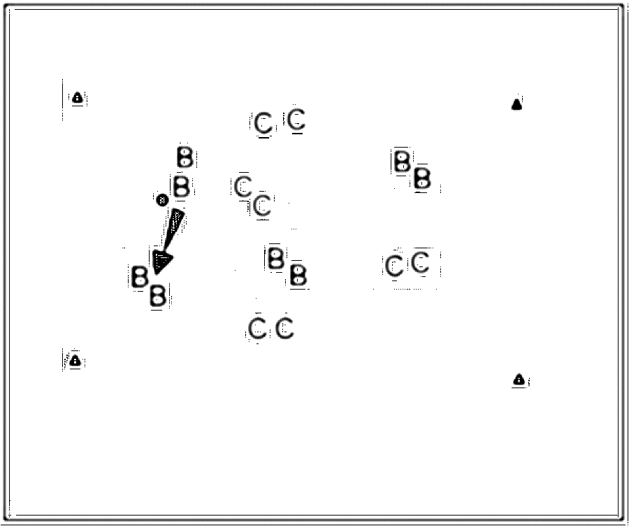 Diagramm zur Übung: Passen zu zweit — Zuspiel, E-Jugend