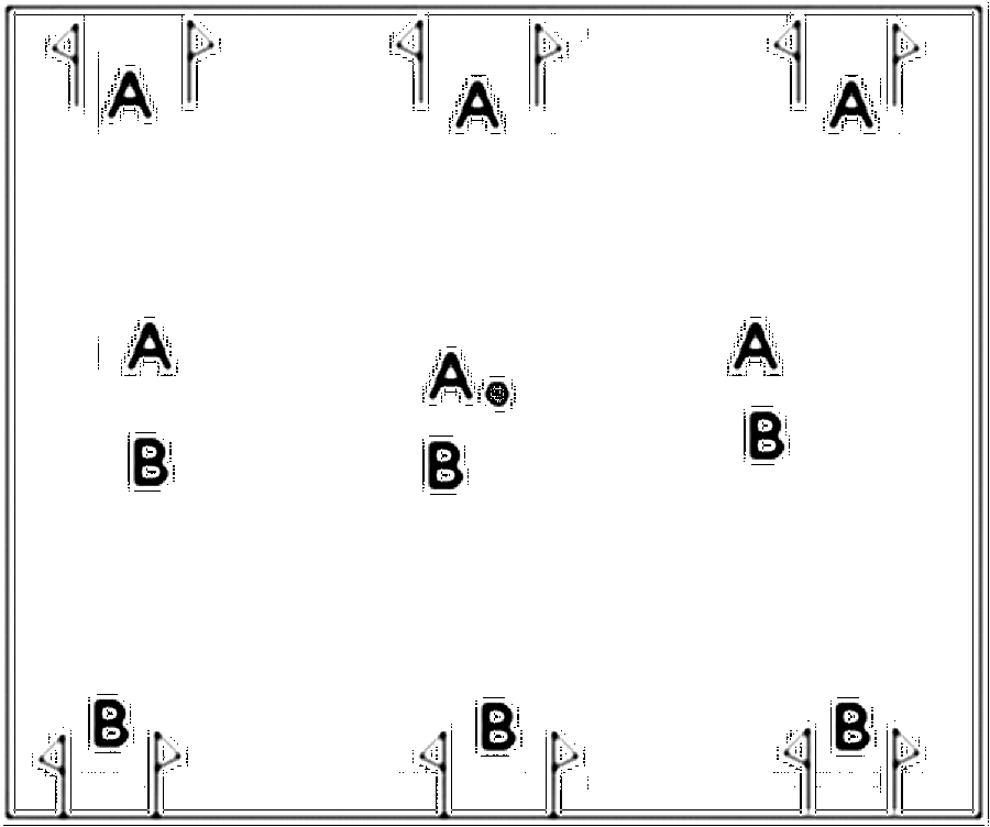 Diagramm zur Übung: Tor mit Torwart — Torwarttraining, D-Jugend