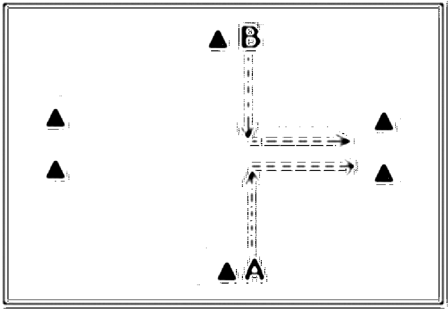 Diagramm zur Übung: Laufweg mit Hütchen im Stand — Schnelligkeit