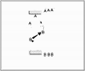 Diagramm zur Übung: Leibchen in Gruppen — Zuspiel, E-Jugend