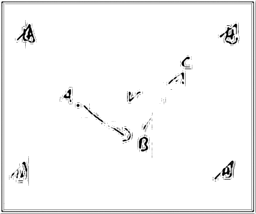 Diagramm zur Übung: Passen mit Gegenspieler — Zuspiel, D-Jugend