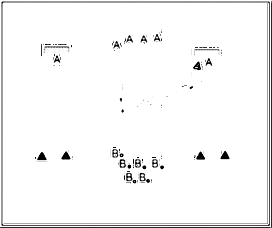 Diagramm zur Übung: Dribbling mit Hütchen in Gruppen — 1 gegen 1…