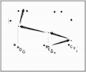 Diagramm zur Übung: Auf einer Grundlinie eines Feldes…