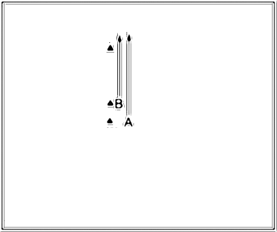 Diagramm zur Übung: A steht an einer Kappe, Spieler B steht (2 Meter)…