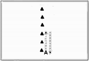 Diagramm zur Übung: Vor sechs Kappen, die hintereinander…