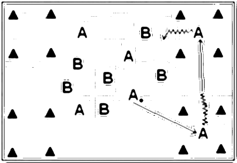 Diagramm zur Übung: Erst 5:2, dann sollte sich jeder selbst einlaufen (5
