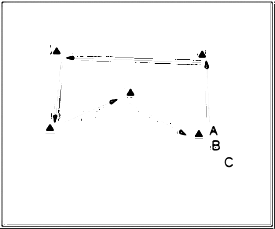 Diagramm zur Übung: Erst 5:2, es wurde dann ein Feld aufgebaut