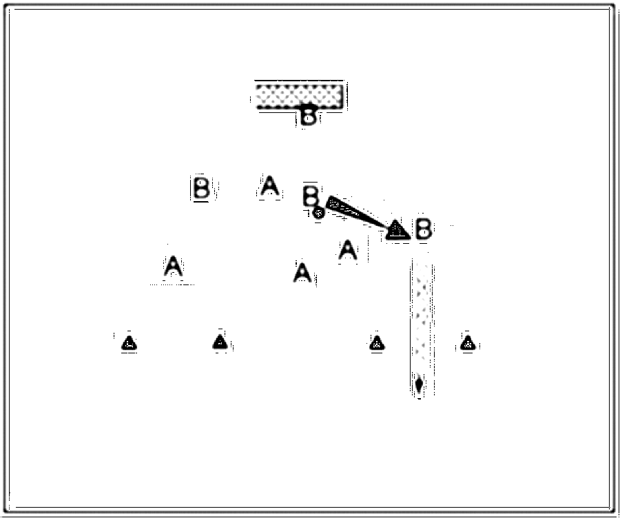 Diagramm zur Übung: Dribbling mit Hütchen in Gruppen — Spielformen…