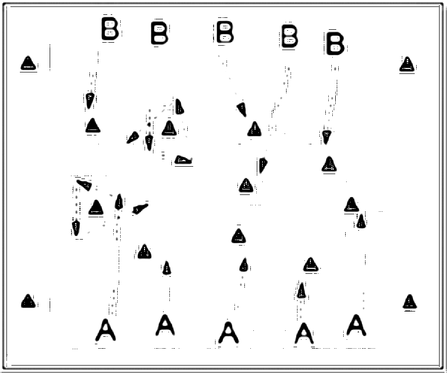 Diagramm zur Übung: Hütchen in Gruppen — Aufwärmen, D-Jugend