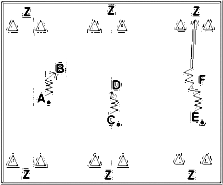Diagramm zur Übung: Passen mit Hütchen in Gruppen — Kondition, C-Jugend