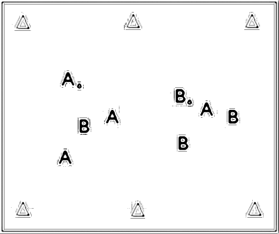 Diagramm zur Übung: Der Spieler, der als erstes 5 Bälle abfängt