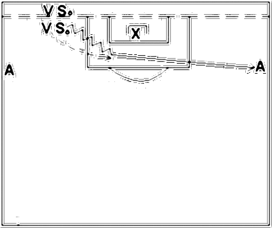 Diagramm zur Übung: Die beiden Anspieler stehen an je einer Außenlinie