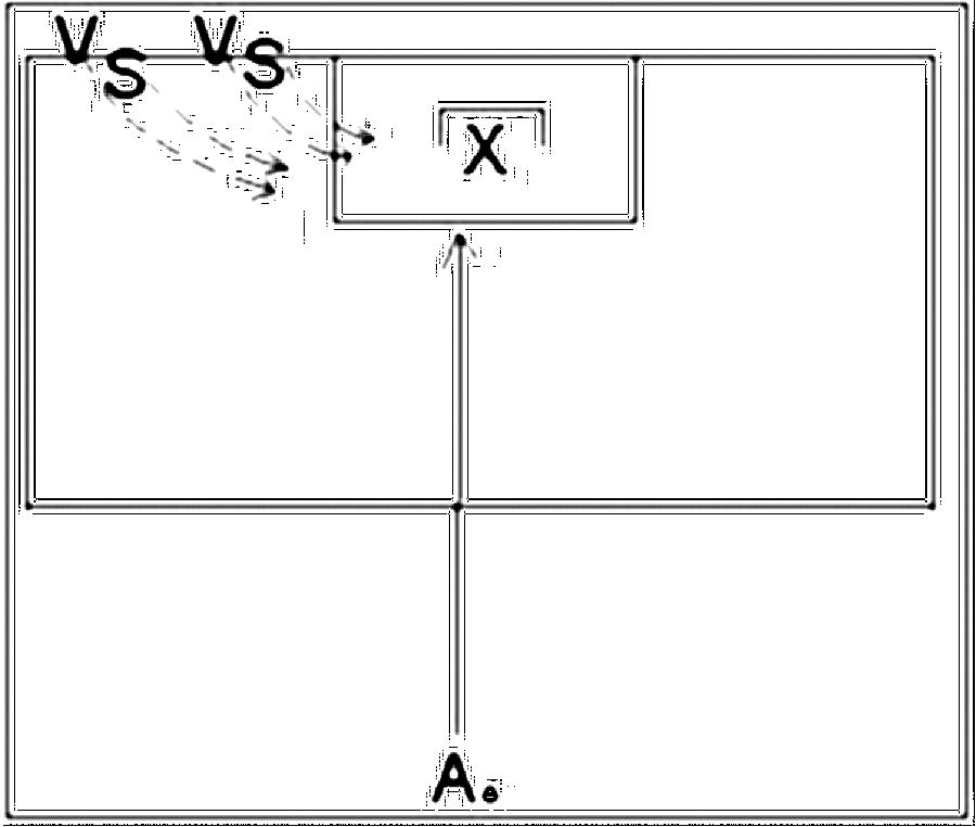 Diagramm zur Übung: Passen mit Tor — Konterspiel, B-Jugend